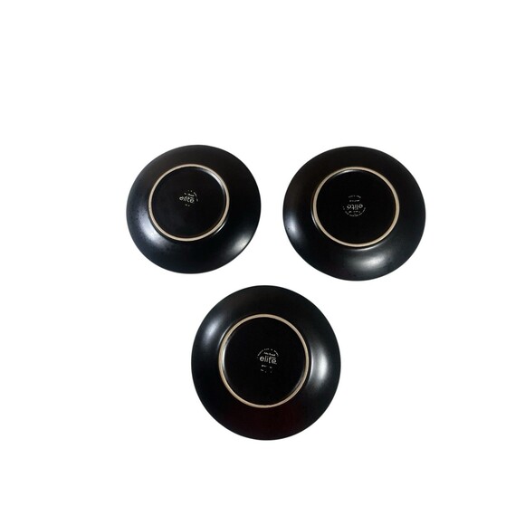 Gibson Designs Soho Lounge Round Burgundy Salad Plate 7 7/8” Set Of 3 - Picture 6 of 7